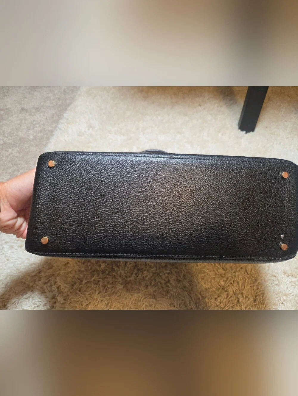 kate Spade Black Leather Satchel